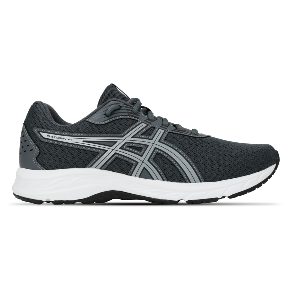 Tênis ASICS Raiden 4 – Masculino – Cinza/Preto