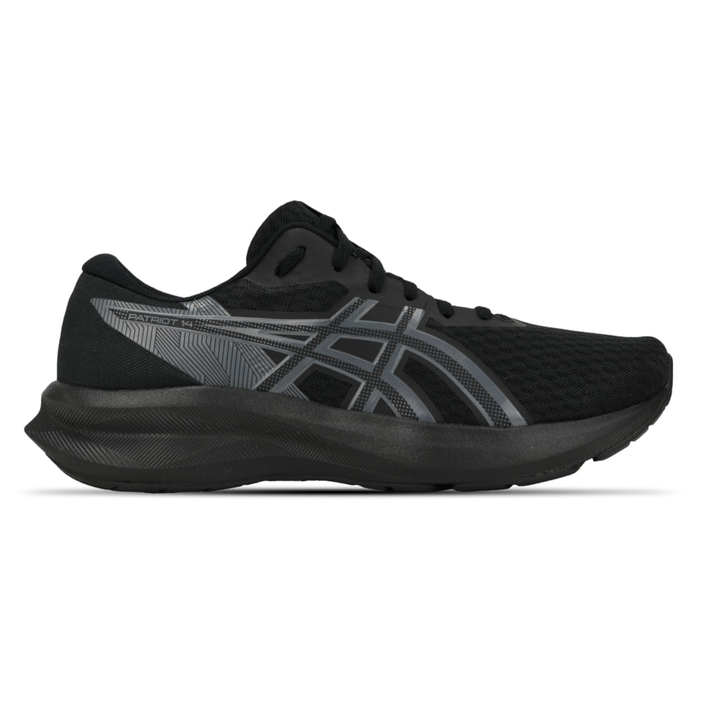 Tênis ASICS Patriot 14 - Masculino - Preto/Cinza - tam: 38