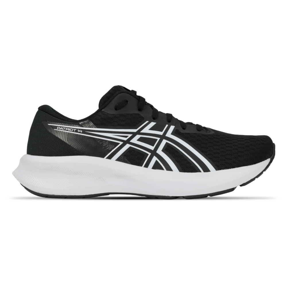 Tênis ASICS Patriot 14 – Masculino – Preto/Branco