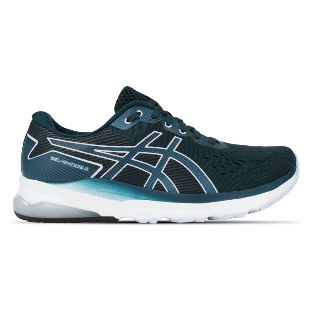 Tênis ASICS GEL-Shinobi 2 - Feminino - Verde/Azul