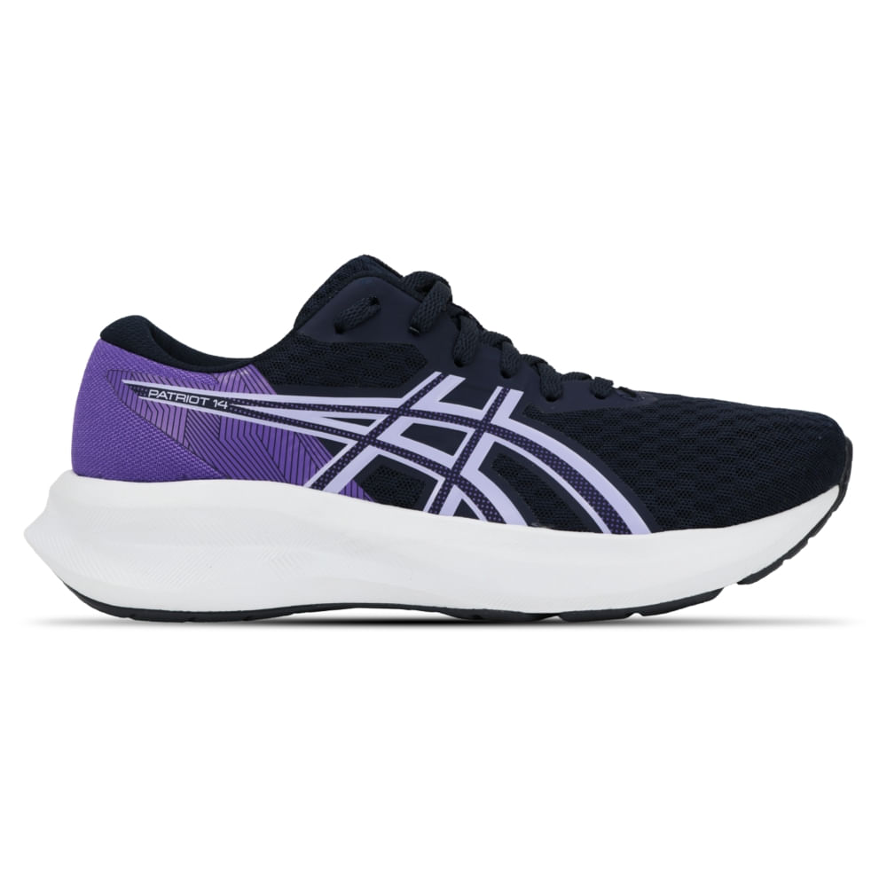 Tênis ASICS Patriot 14 - Feminino - Azul/Roxo - tam: 35 Menor preço em Tênis ASICS Patriot 14 - Feminino - Azul/Roxo - tam: 35