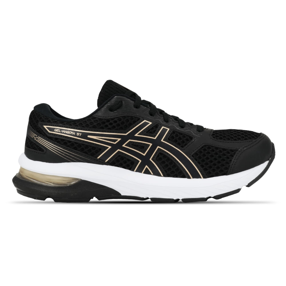 Tênis ASICS GEL-Nagoya St - Feminino - Preto/Rosa