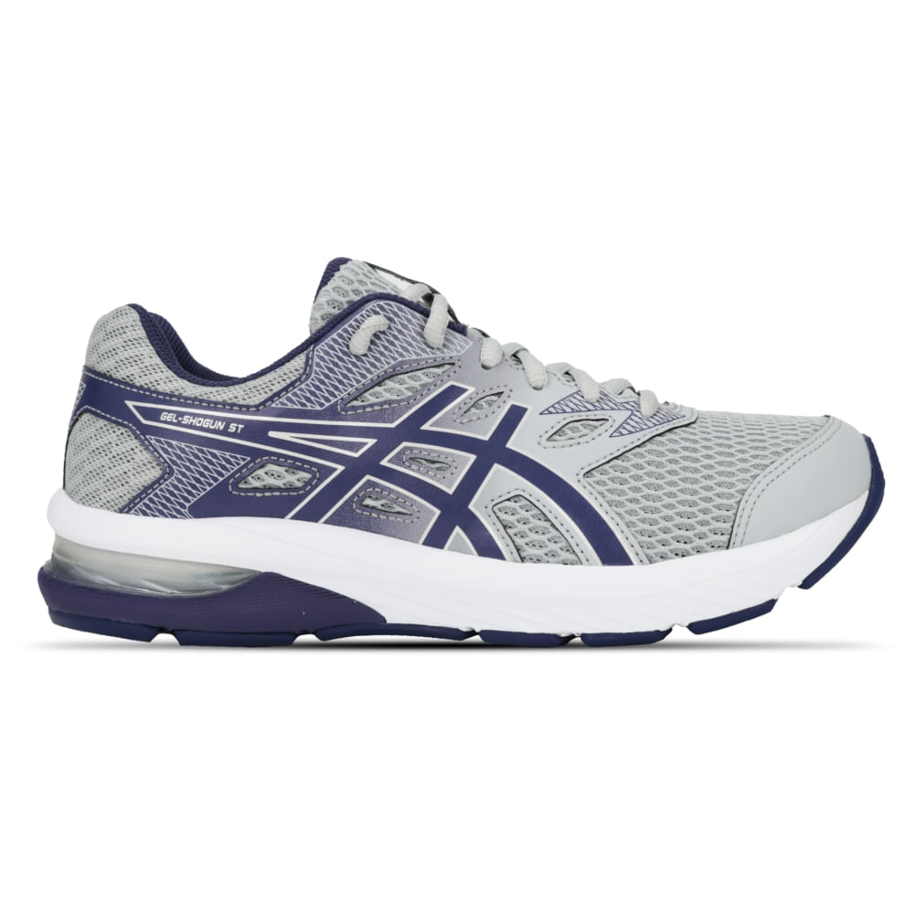 Tênis ASICS GEL-Shogun St - Feminino - Cinza/Roxo