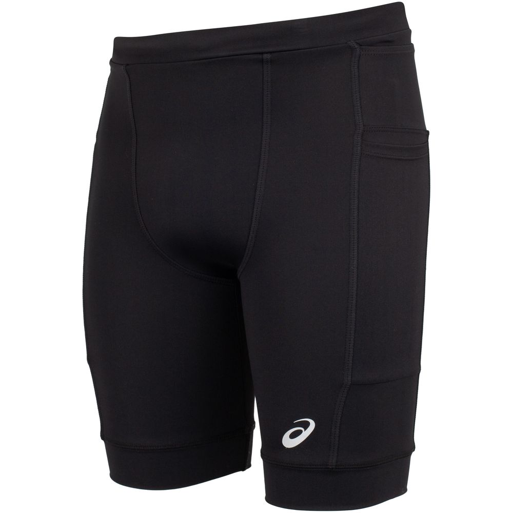 Bermuda ASICS Run Science 5 Bolsos - Masculino - Preta