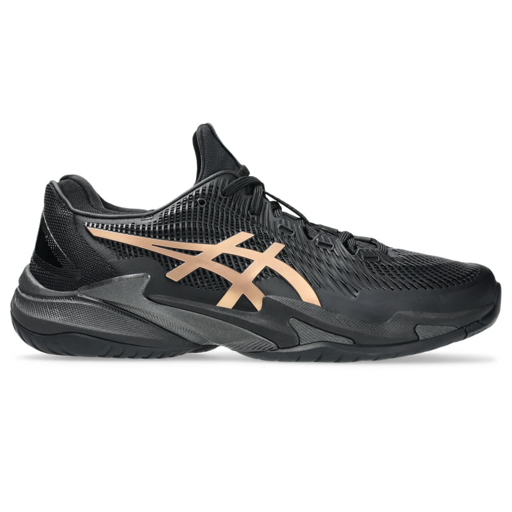 Tênis ASICS Court FF 3 Novak Night Energy - Masculino - Preto/Dourado - tam: 39 Menor preço em Tênis ASICS Court FF 3 Novak Night Energy - Masculino - Preto/Dourado - tam: 39