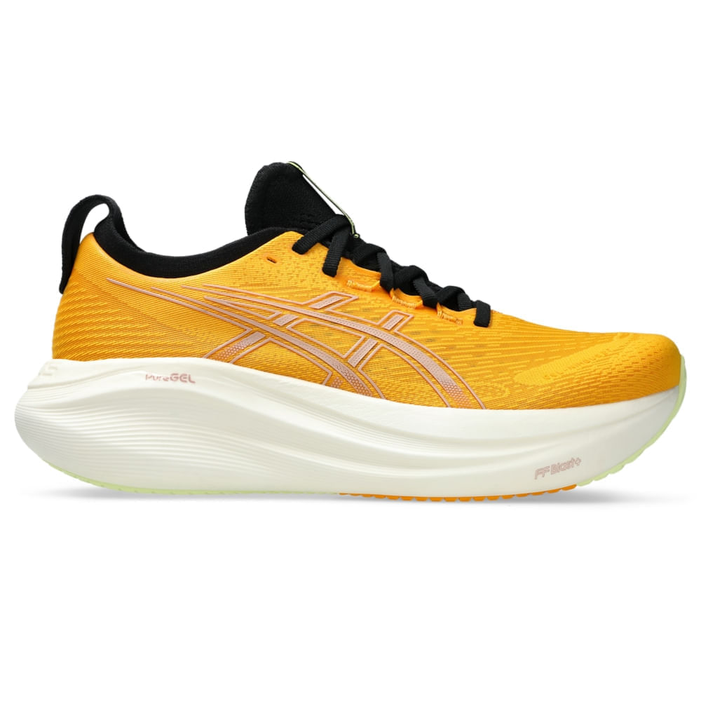 Tênis ASICS GEL-Nimbus 27 – Masculino – Laranja/Rosa