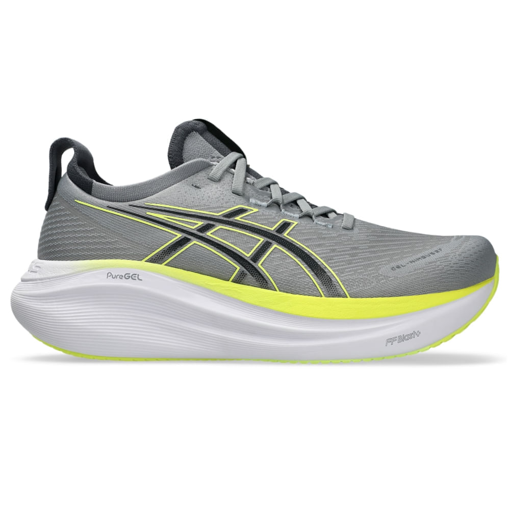 Tênis ASICS GEL-Nimbus 27 – Masculino – Cinza/Cinza