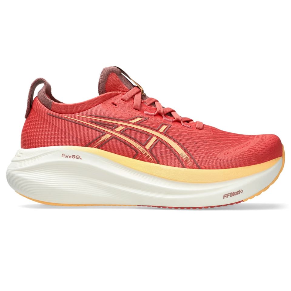 Tênis Asics Gel-Nimbus 27 - Feminino - Rosa/Laranja