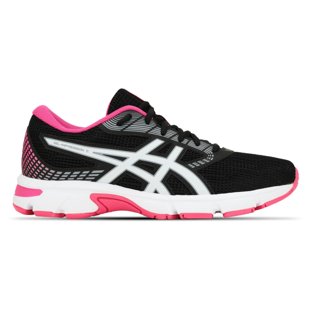 Tênis ASICS GEL-Impression 11 - Feminino - Preto/Cinza - tam: 34 Menor preço em Tênis ASICS GEL-Impression 11 - Feminino - Preto/Cinza - tam: 34
