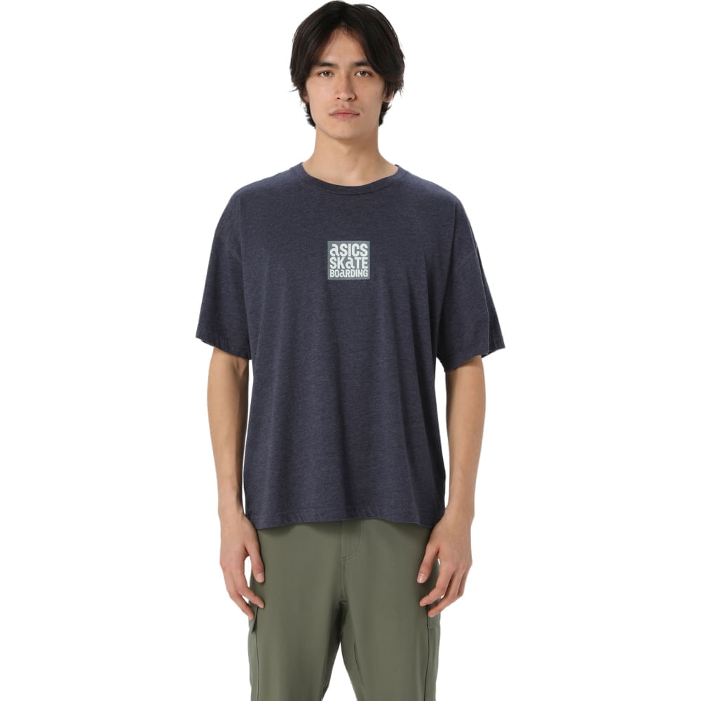 Camiseta ASICS - Unissex - Azul - tam: 3G
