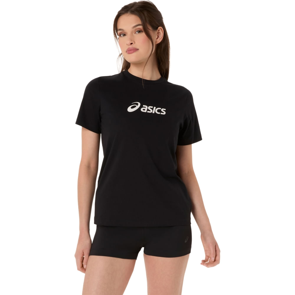 Camiseta Asics Logo - Preto
