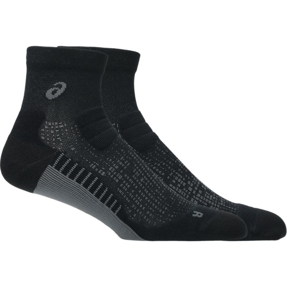 PERFORMANCE RUN SOCK QUARTER - Preto - tam: GG