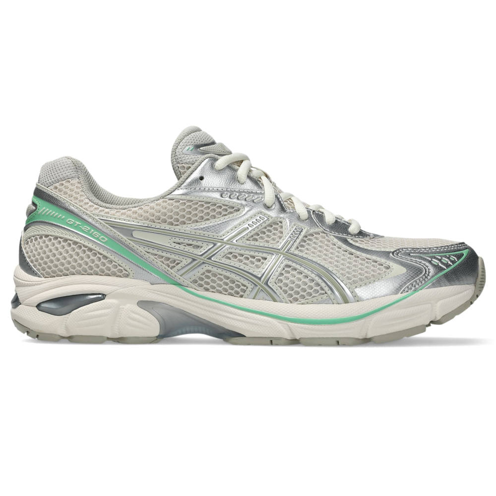 Tênis ASICS GT-2160 – Unissex – Cinza/Verde