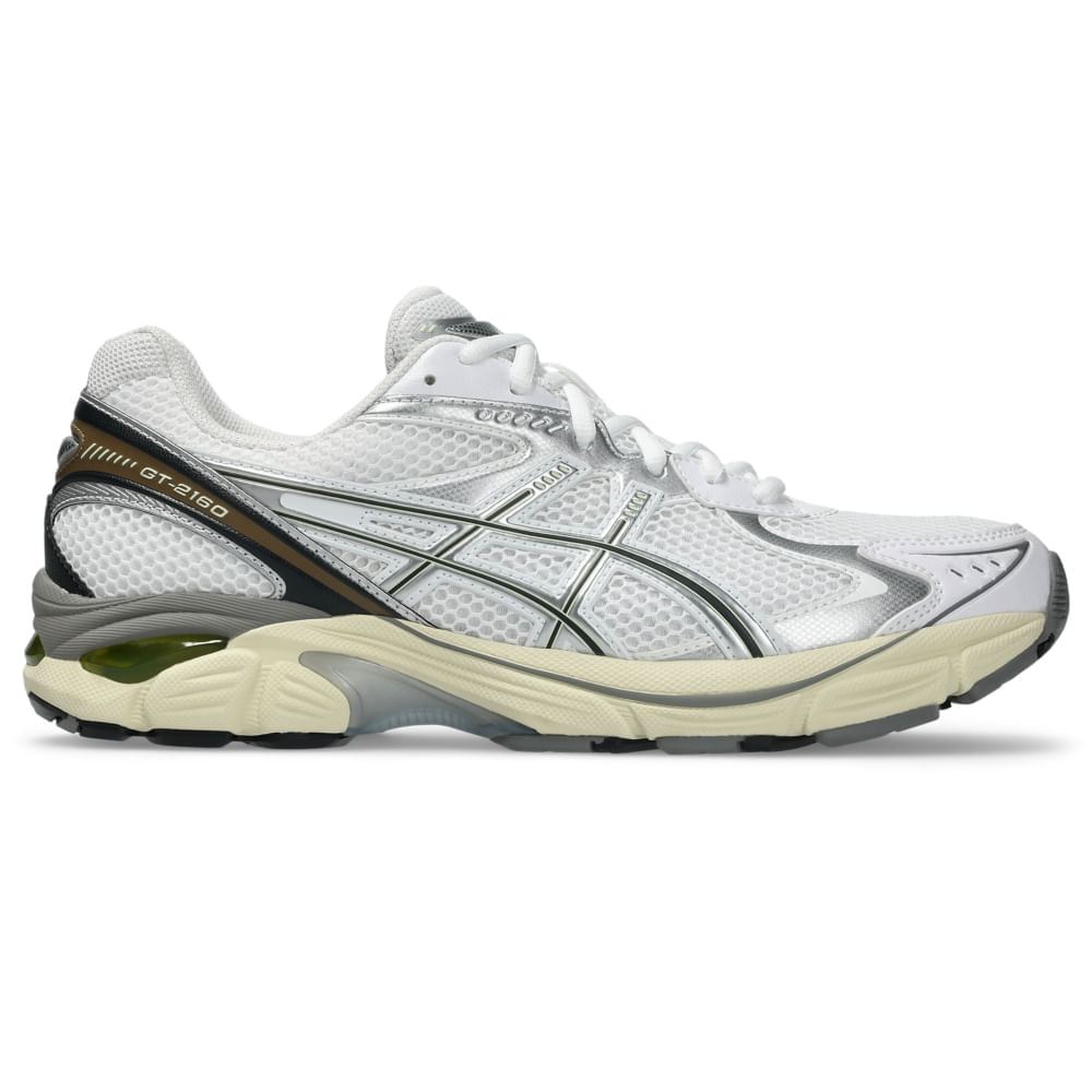 Tênis ASICS GT-2160 - Unissex - Branco/Amarelo