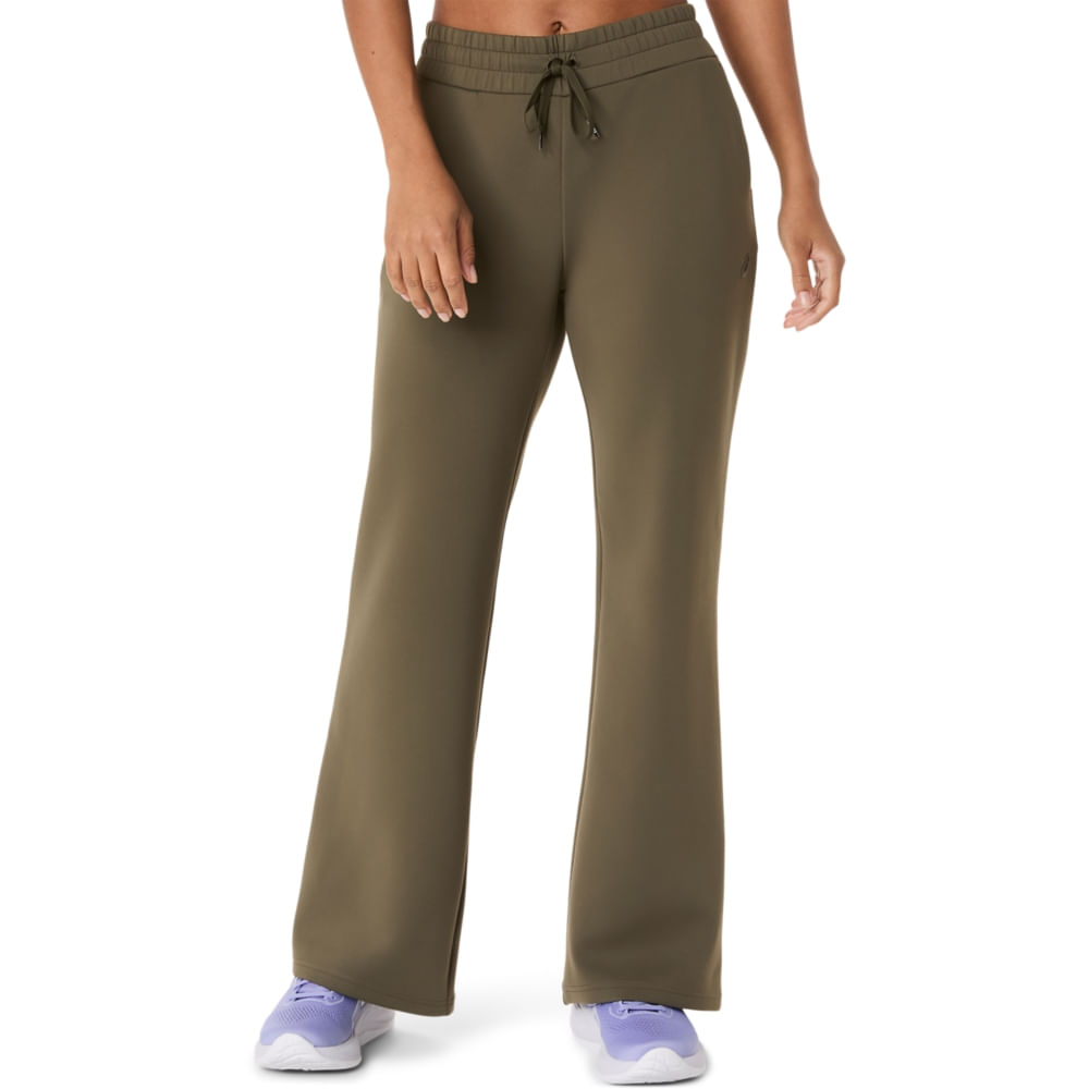Calça Nagino Refined Texture Sweat Flare Pant - Verde
