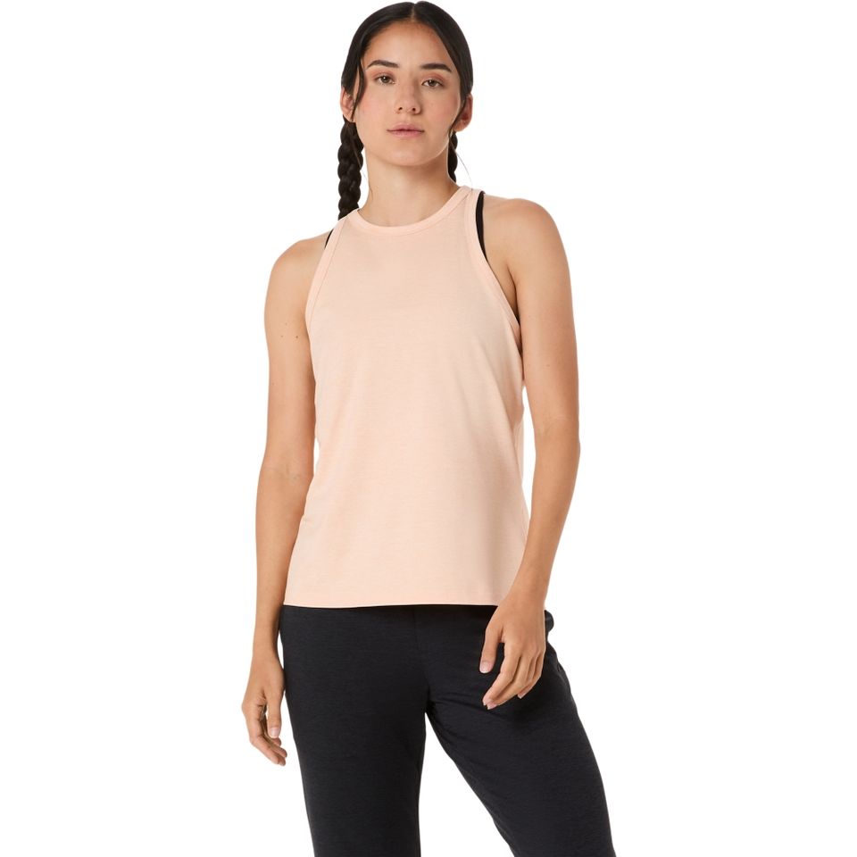 Camiseta Regata Refined Texture Sleeveless Top - Rosa