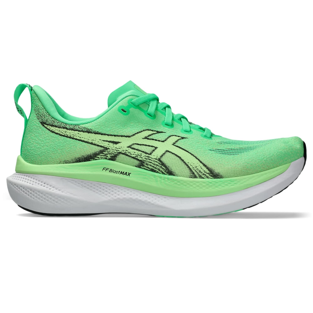 Tênis ASICS Glideride MAX 2 – Masculino – Verde/Preto