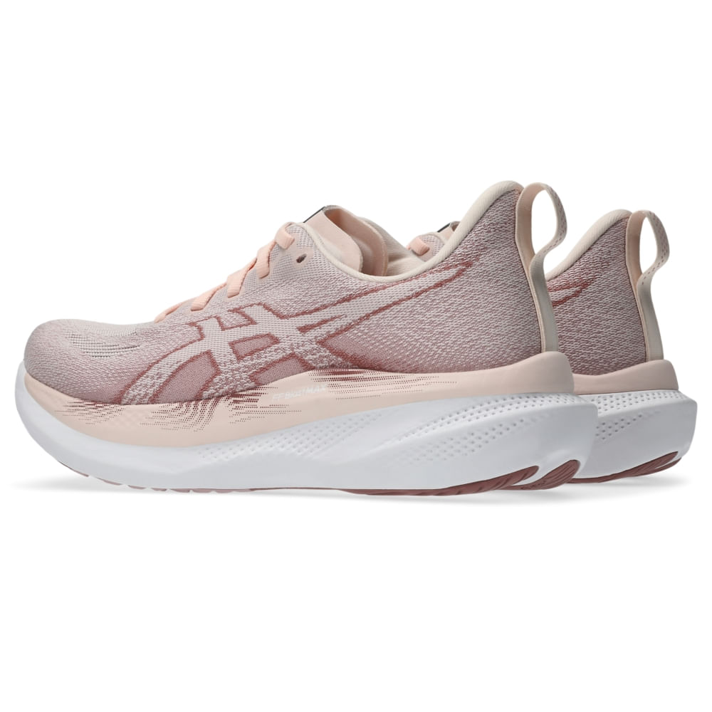 Tênis ASICS Glideride MAX 2 - Feminino - Rosa/Vermelho - tam: 34 — foto 4