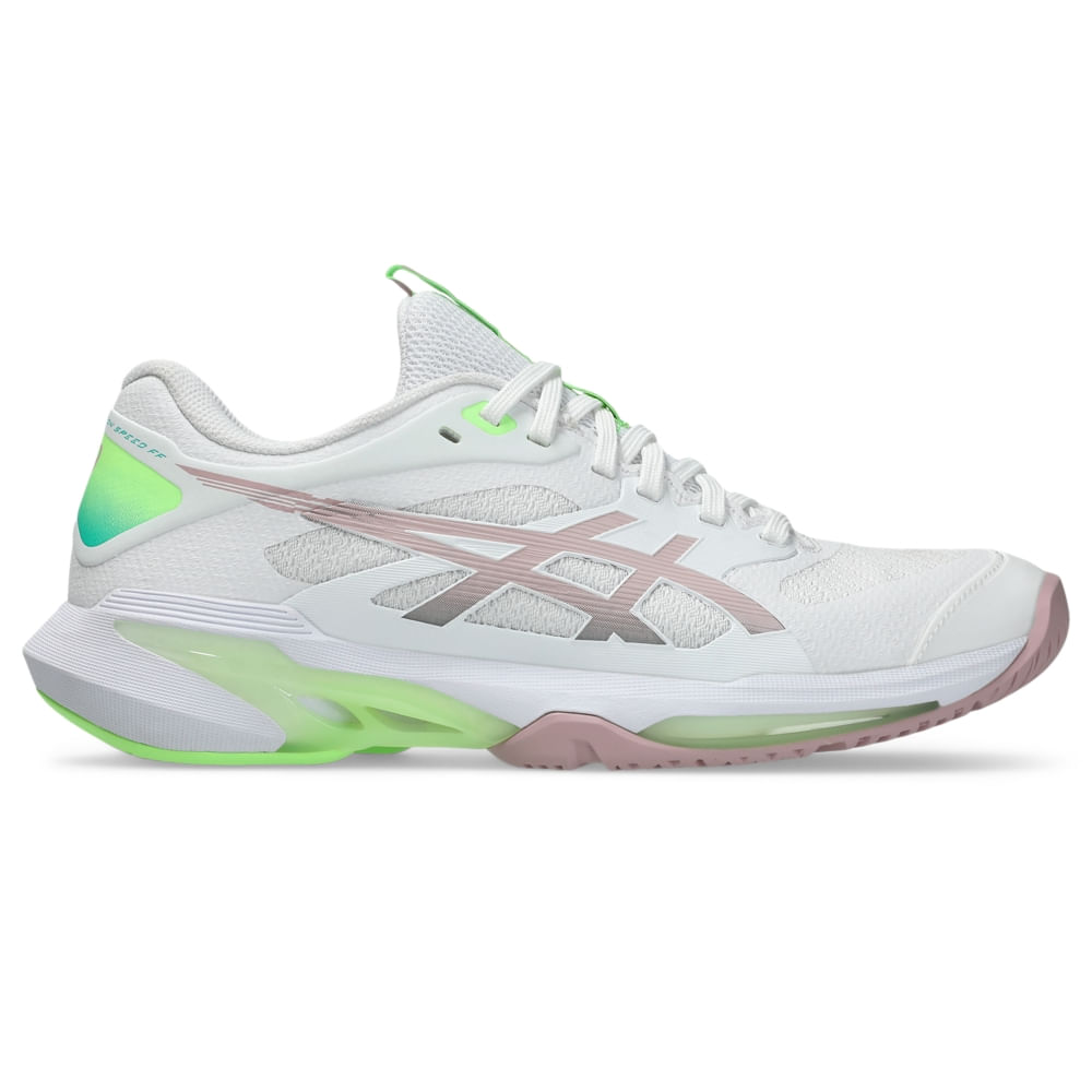 Tênis ASICS Solution Speed Ff 4 - Feminino - Branco/Bege