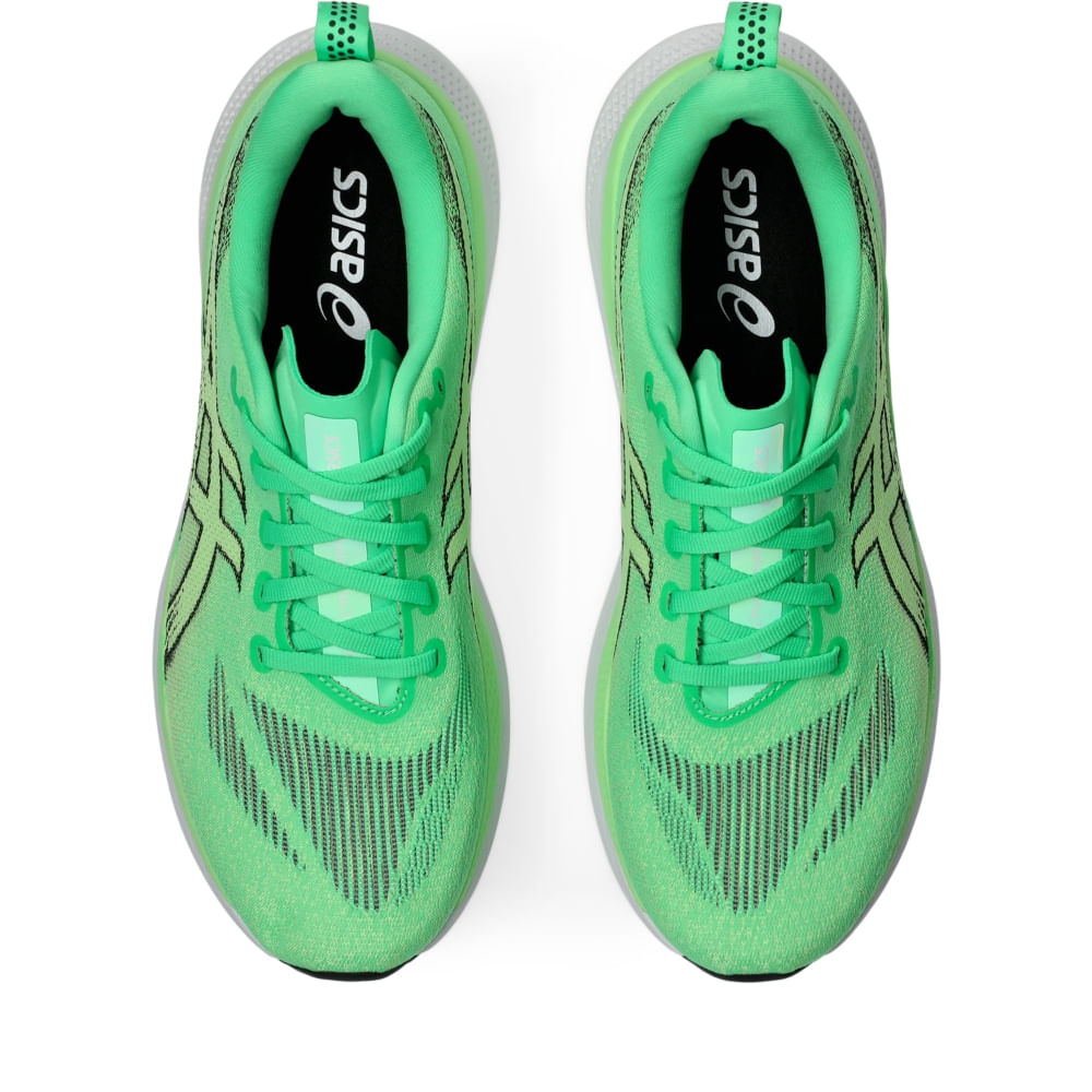 Tênis ASICS Glideride MAX 2 - Masculino - Verde/Preto - tam: 42.5 — foto 6