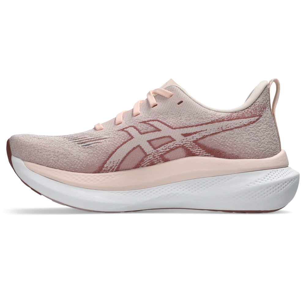 Tênis ASICS Glideride MAX 2 - Feminino - Rosa/Vermelho - tam: 41.5 — foto 8