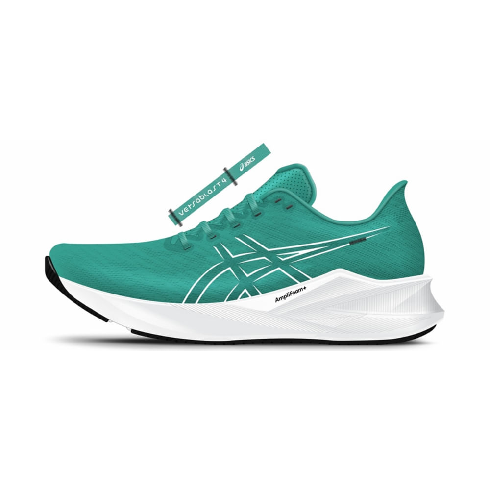 Tênis ASICS Versablast 4 - Feminino - Verde/Branco - tam: 36