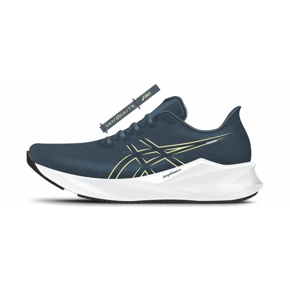 Tênis ASICS Versablast 4 - Feminino - Azul/Amarelo - tam: 38