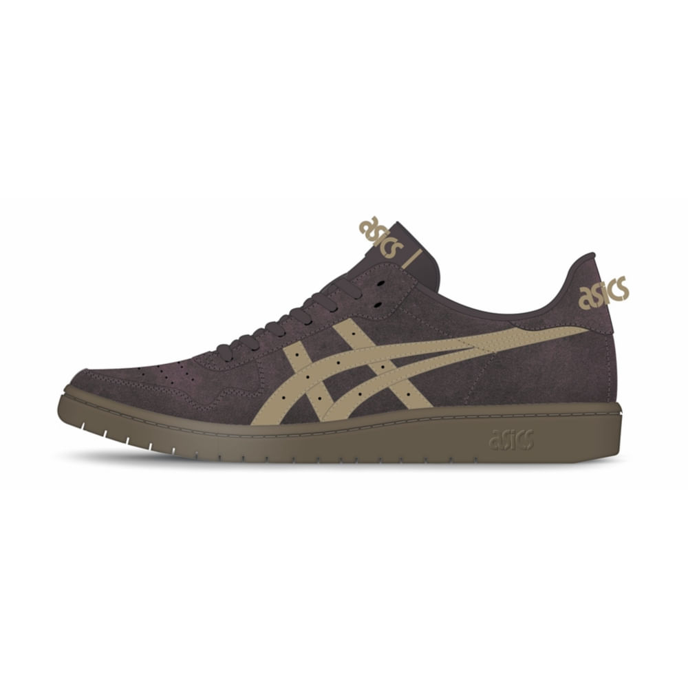 Tênis ASICS Japan S Camurca - Masculino - Cinza/Verde - tam: 42