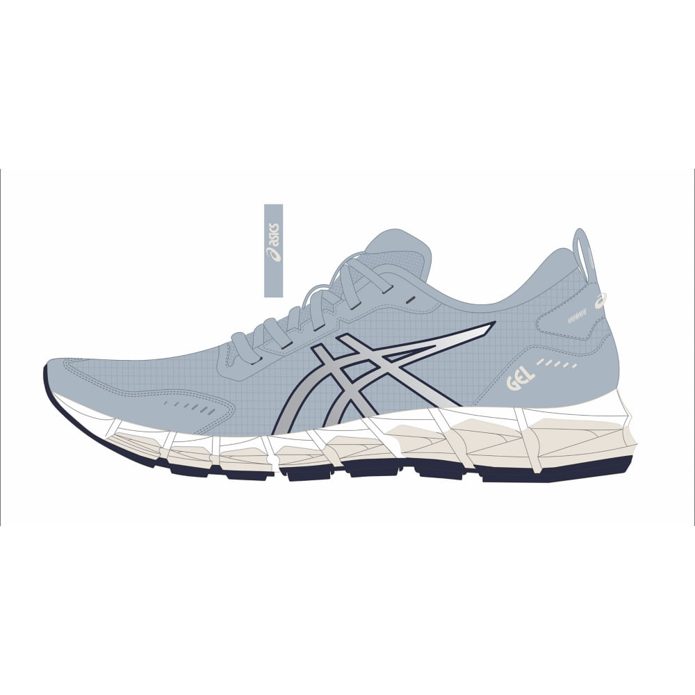 Tênis ASICS GEL-Quantum 360 CTW - Feminino - Azul/Azul
