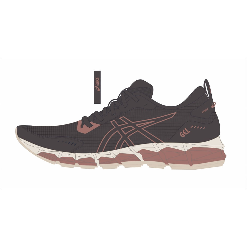 Tênis ASICS GEL-Quantum 360 CTW - Feminino - Cinza/Rosa - tam: 39