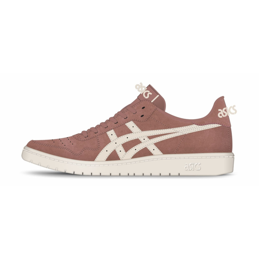 Tênis ASICS Japan S Camurca - Feminino - Rosa/Bege - tam: 39