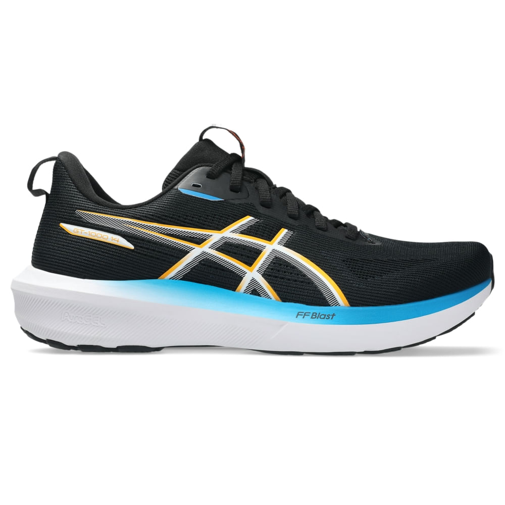 Tênis ASICS GT-1000 14 - Masculino - Preto/Laranja - tam: 39 é ruim? Tênis ASICS GT-1000 14 - Masculino - Preto/Laranja - tam: 39 é boa?