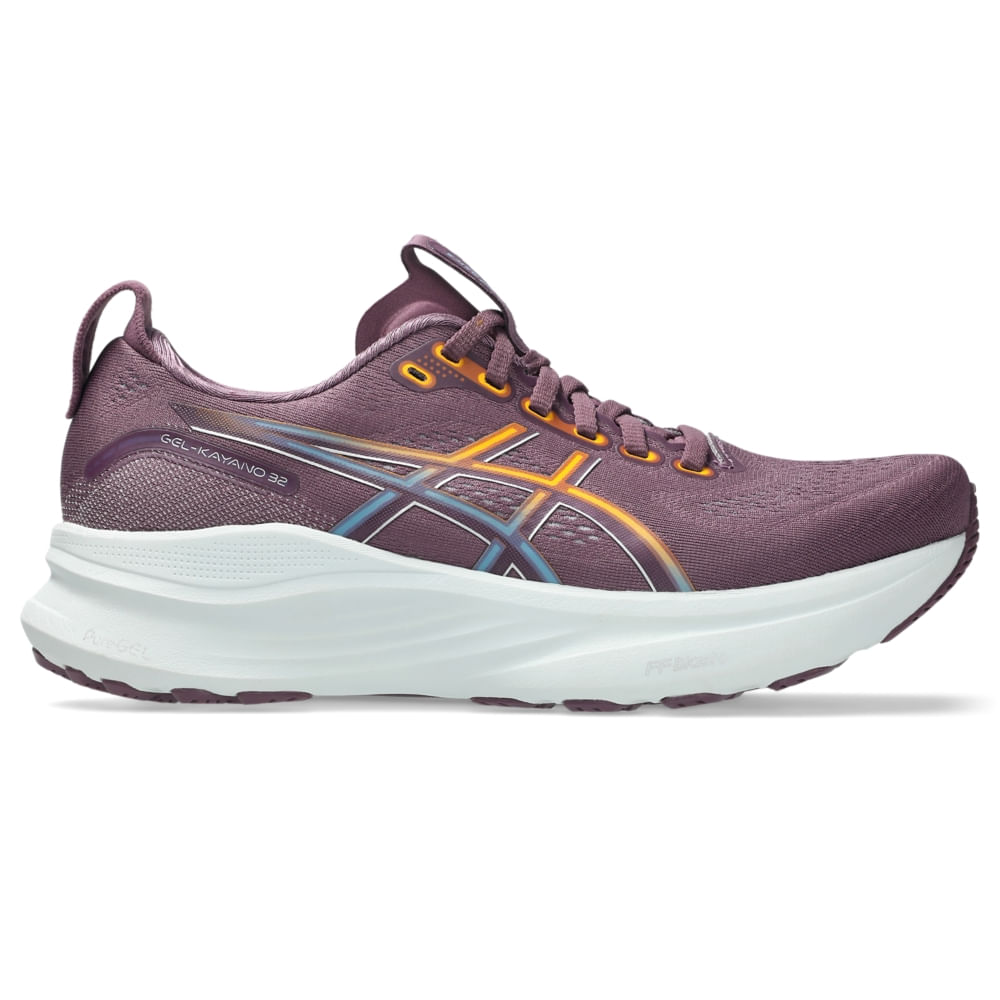 Tênis ASICS GEL-Kayano 32 - Feminino - Roxo/Azul