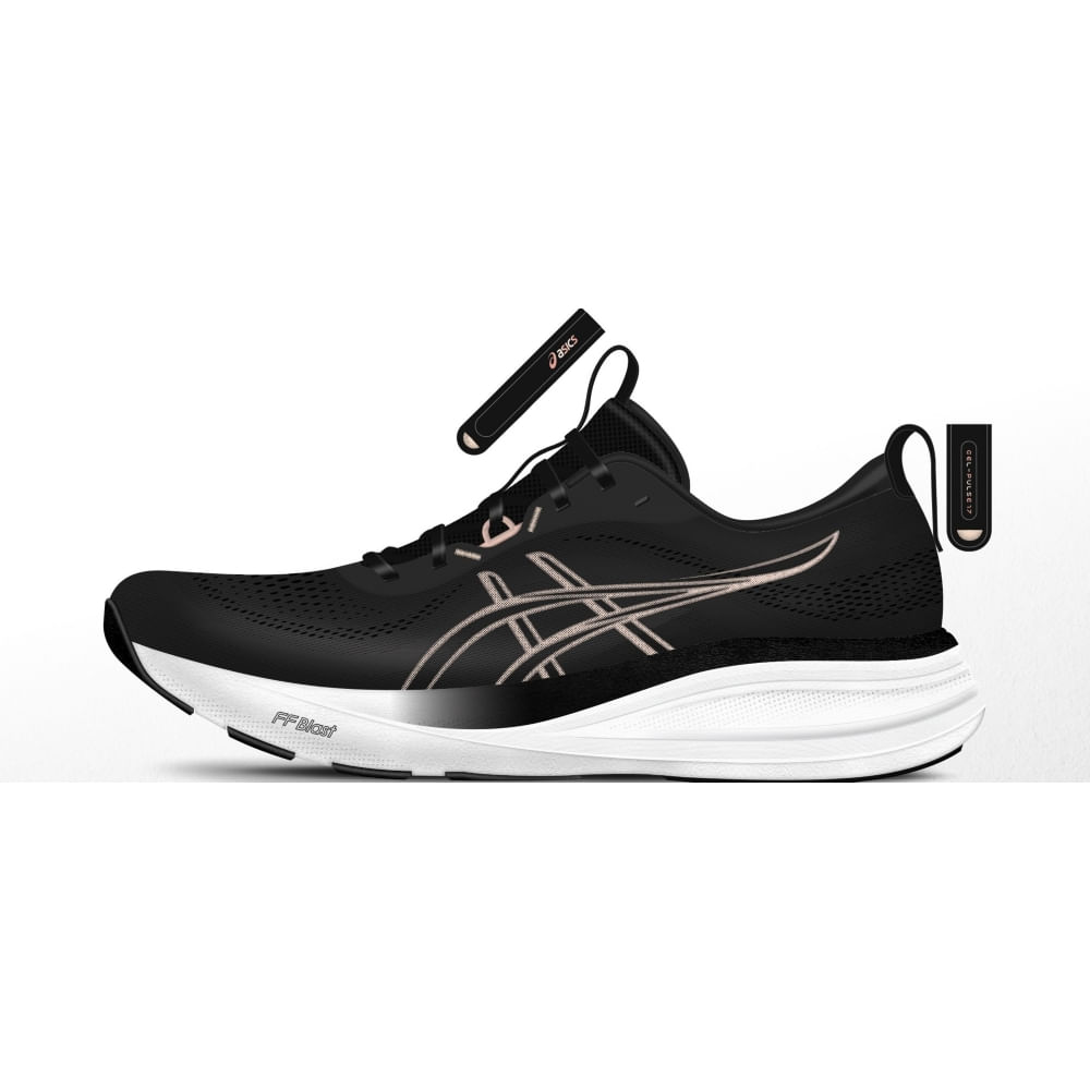 Tênis GEL-Pulse 17 Se - Feminino - Preto/Rosa - tam: 37