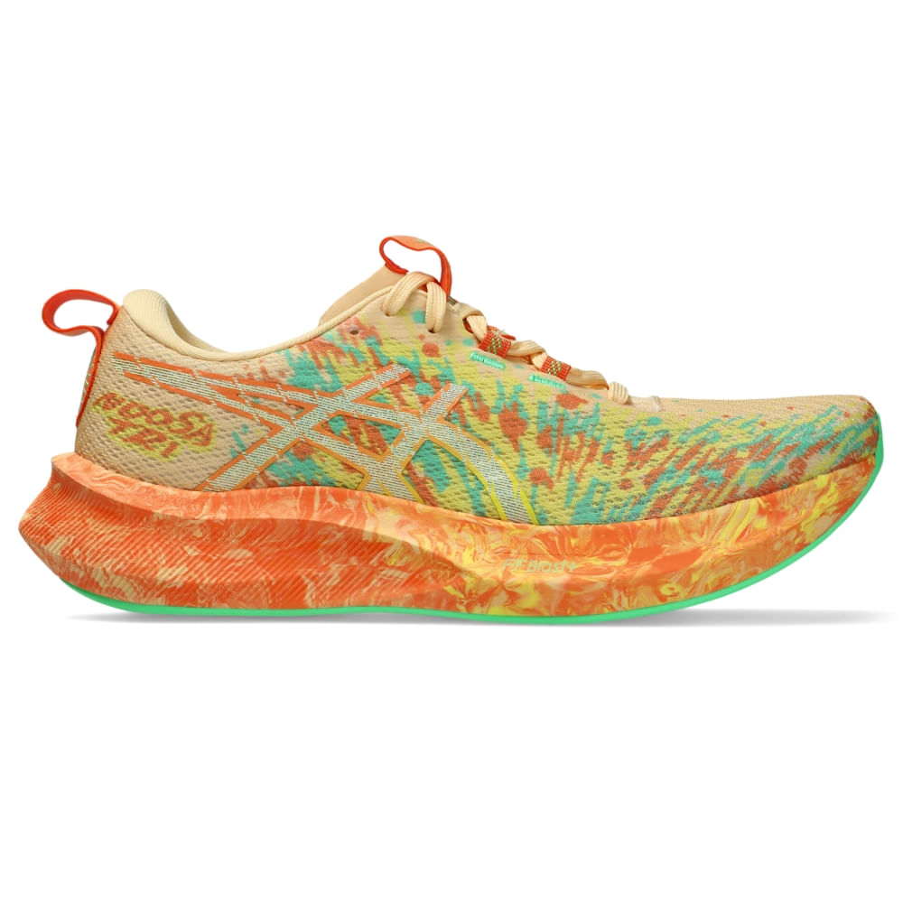 Tênis ASICS Noosa Tri 16 - Feminino - Laranja/Amarelo