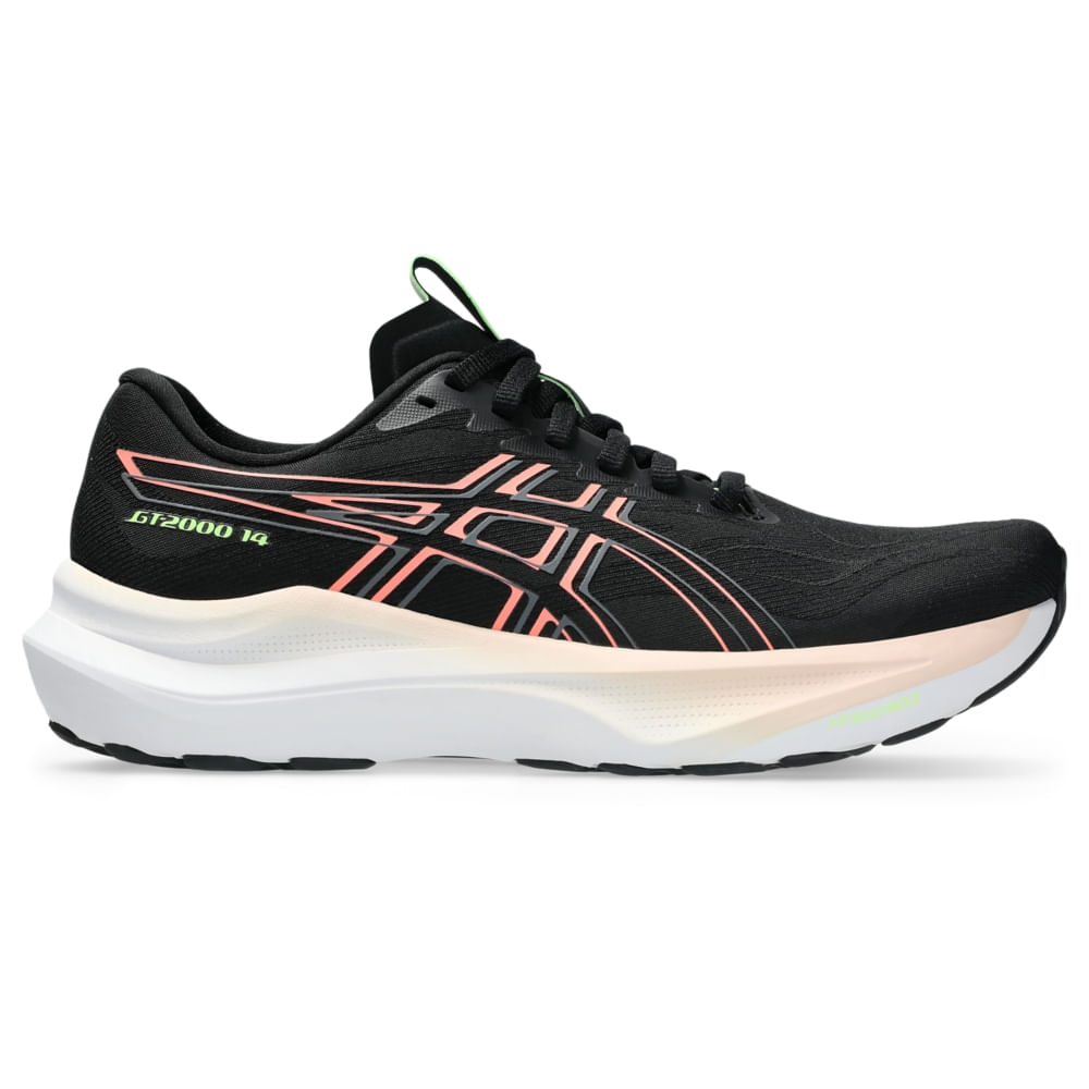 Tênis ASICS GT-2000 14 - Feminino - Preto/Rosa - tam: 39.5