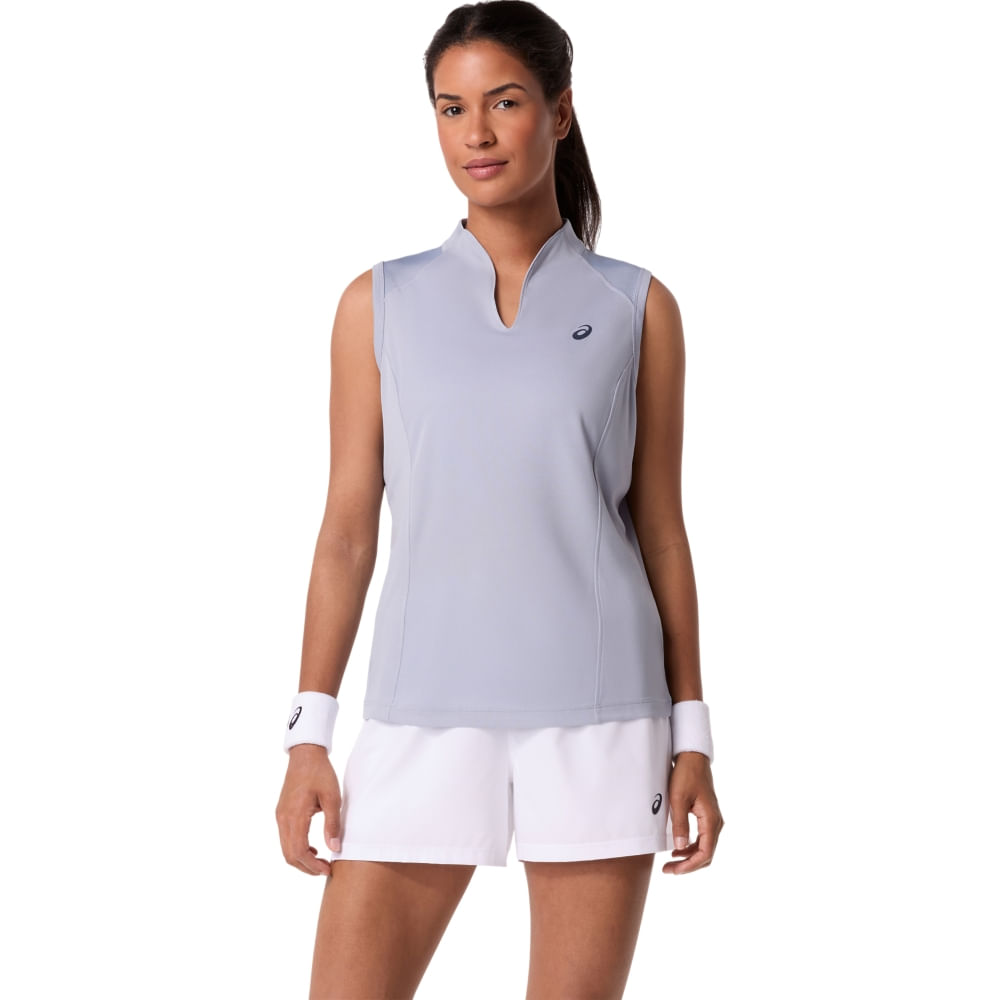 Regata ASICS Court - Feminino - Cinza - tam: M