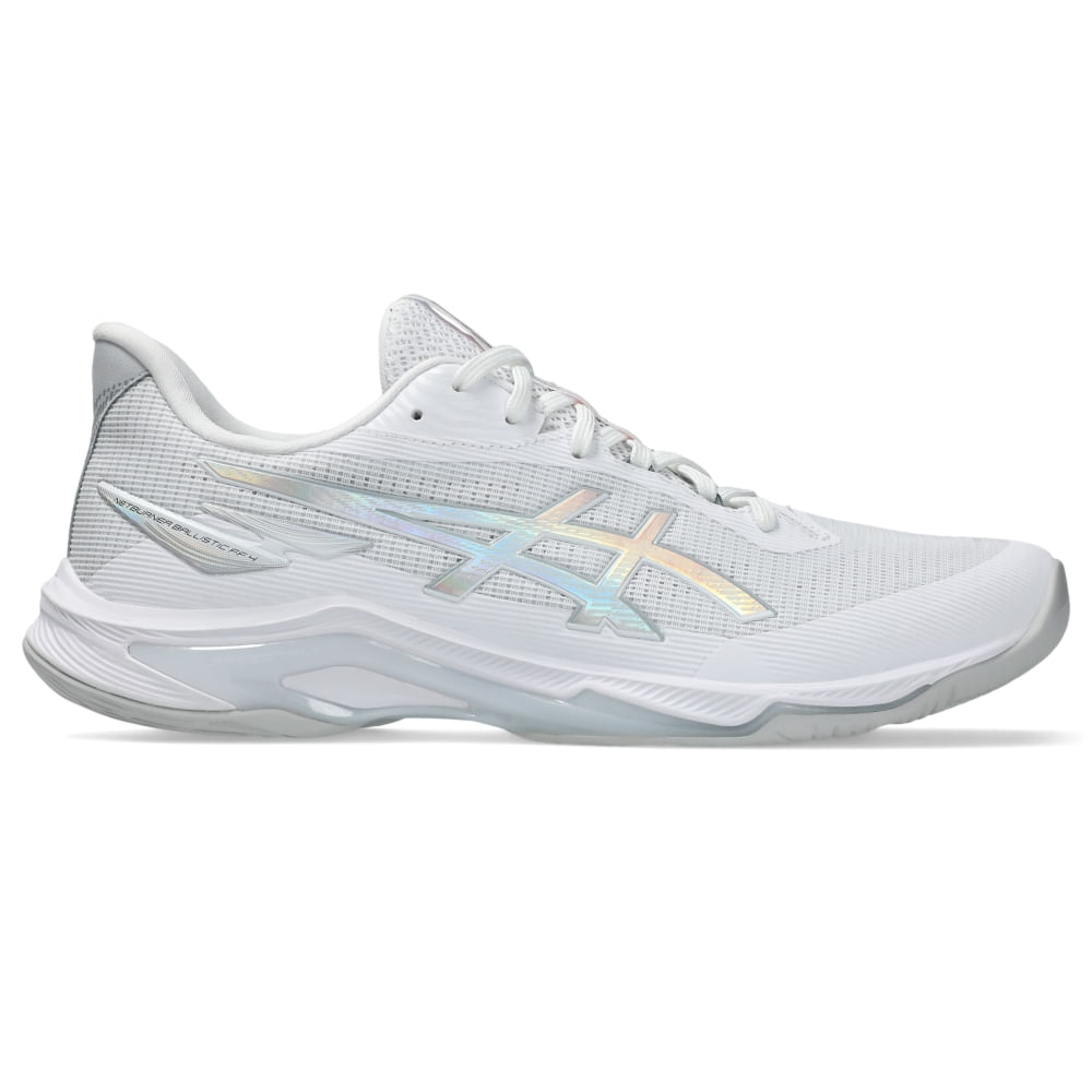 Tênis ASICS Netburner Ballistic Ff 4 - Unissex - Branco/Prata - tam: 39