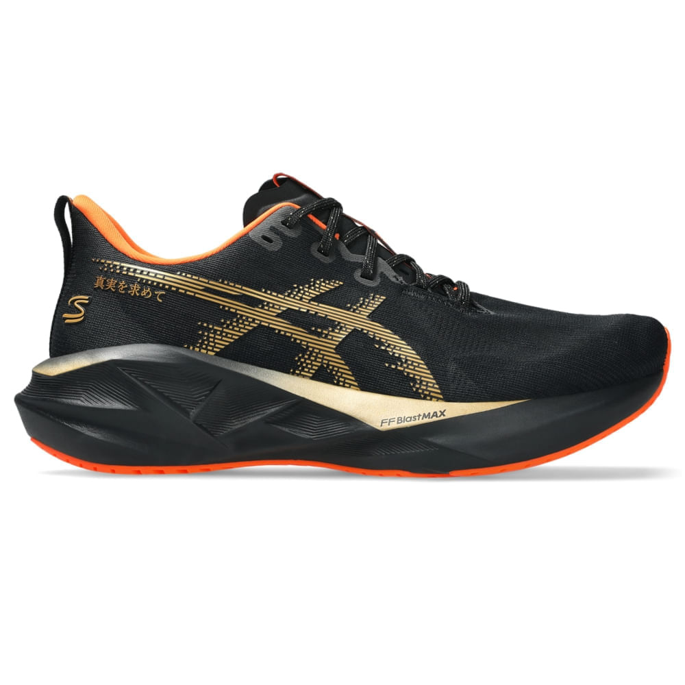 Tênis ASICS Novablast 5 Senna Samurai - Masculino - BLACK/PURE GOLD - tam: 39 Menor preço em Tênis ASICS Novablast 5 Senna Samurai - Masculino - BLACK/PURE GOLD - tam: 39