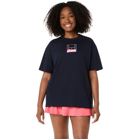 Camiseta Court Core Graphic - Azul — ASICS
