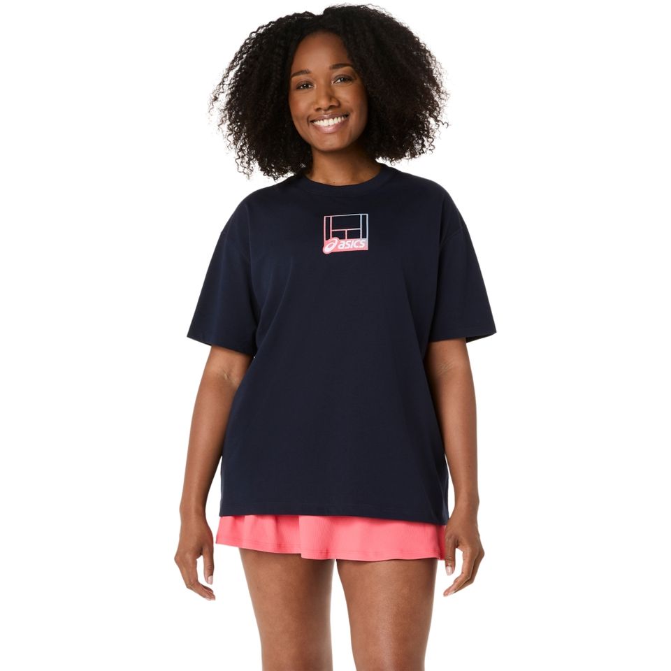 Camiseta Court Core Graphic - Azul