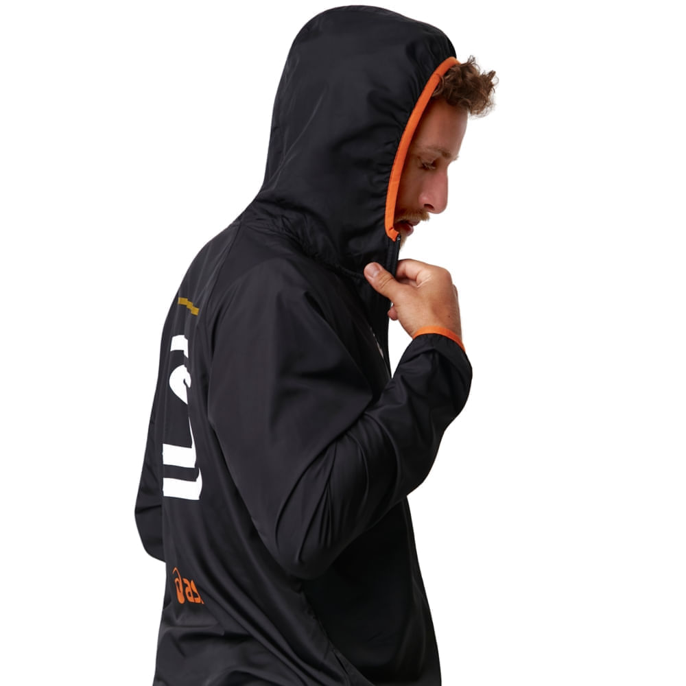 Jaqueta Corta Vento Senna Samurai - Unissex - Preto