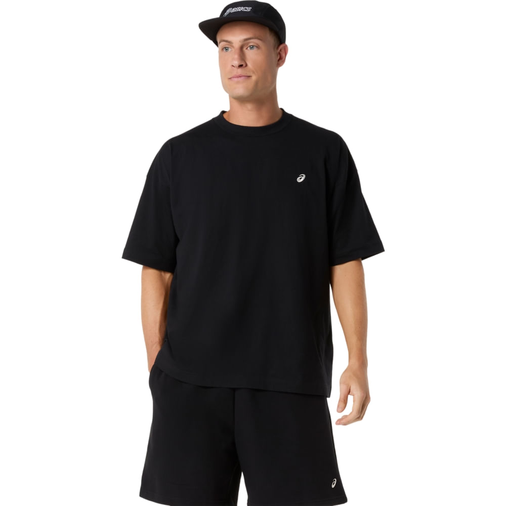 Camiseta ASICS Cloud Graphic Relaxed Tee - Preto - tam: PP