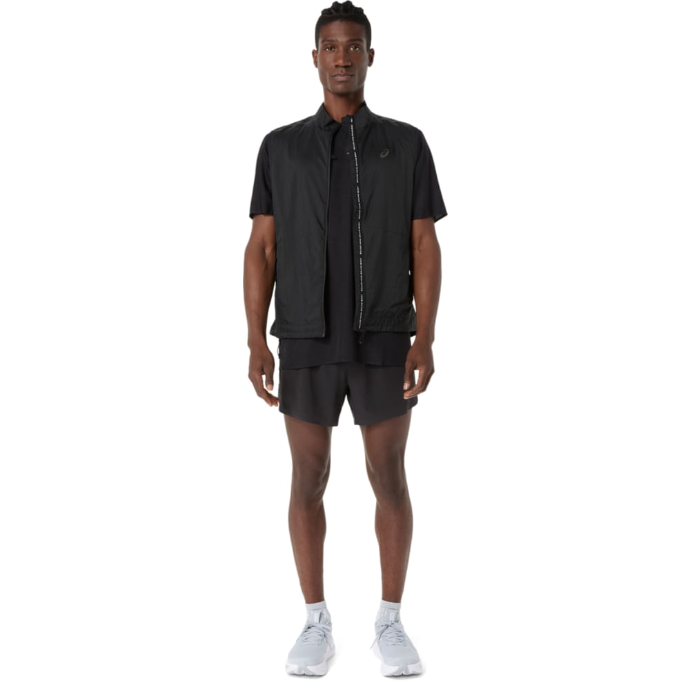 Camiseta ASICS Metarun - Masculino - Preto - tam: PP — foto 5