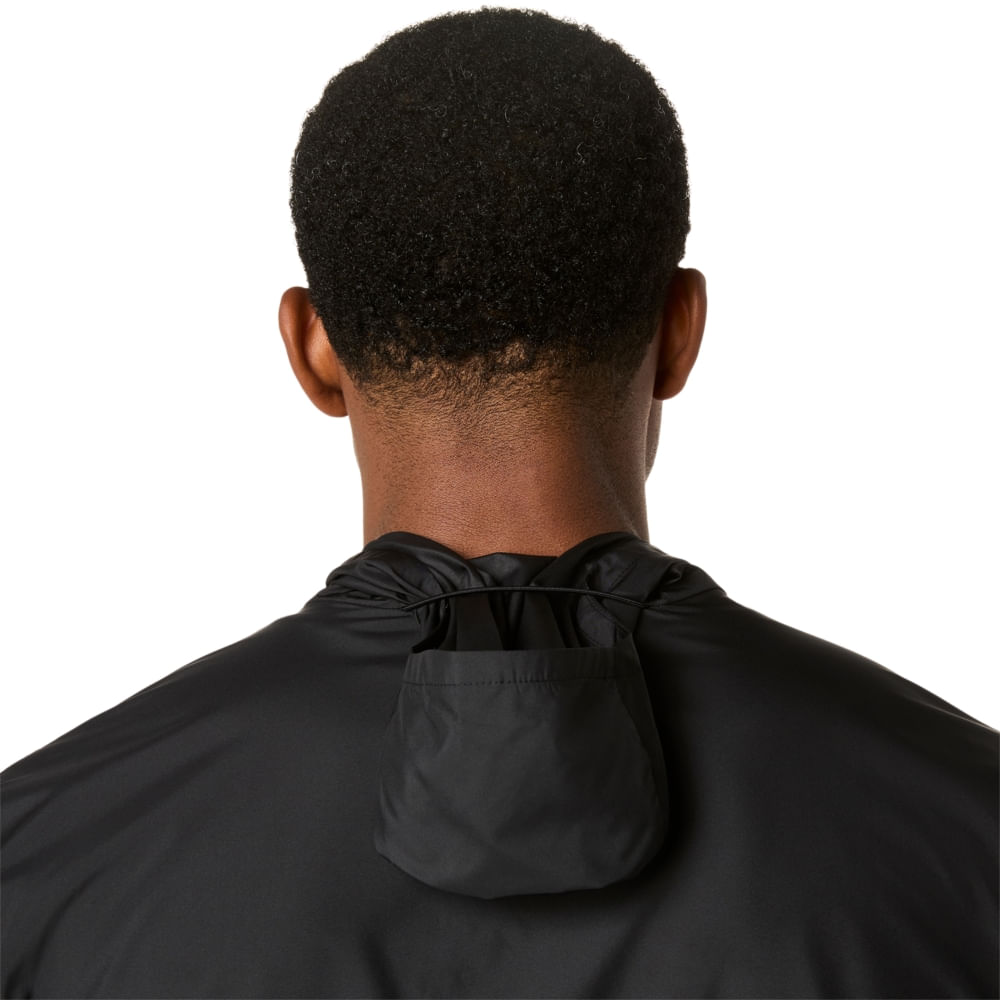 Jaqueta ASICS Icon - Masculino - Preto/Creme - tam: M — foto 8