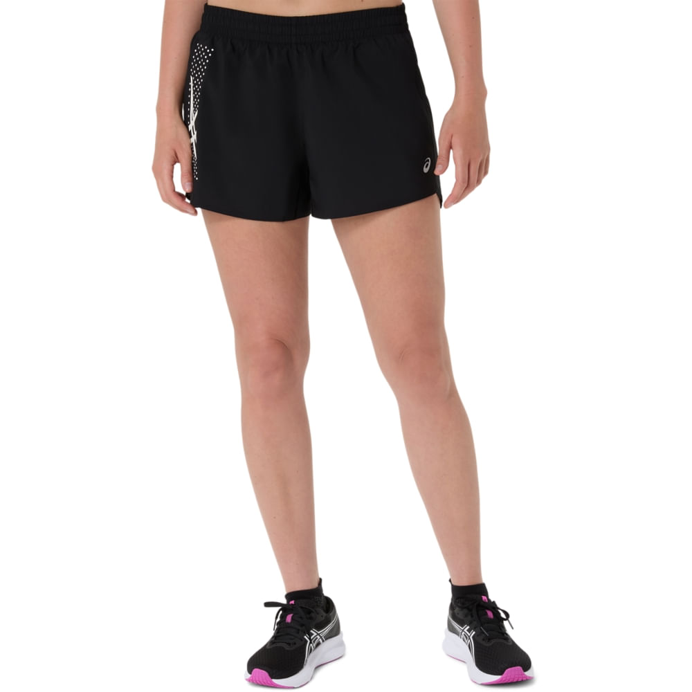 Short ASICS Icon 4IN - Feminino - Preto