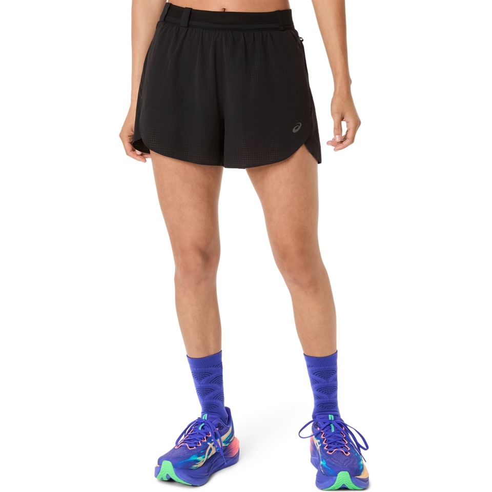 Shorts Metarun Split Shorts - Preto