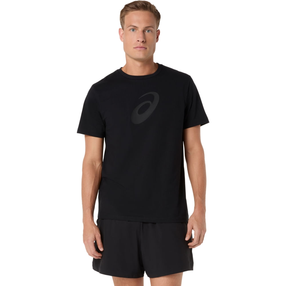 Camiseta ASICS Spiral Graphic - Preto - tam: PP