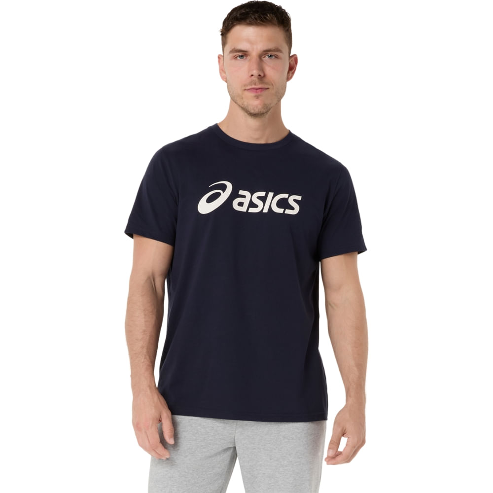 Camiseta ASICS Logo - Azul - tam: G