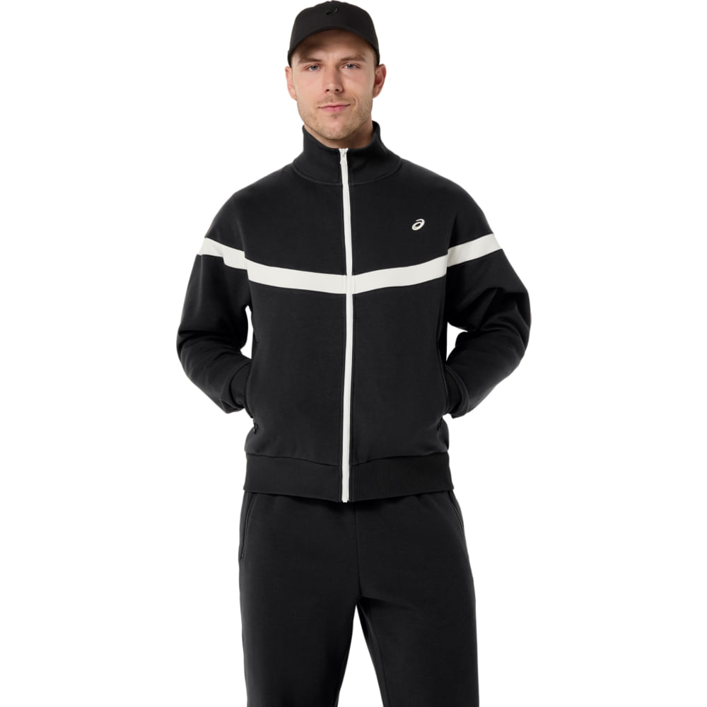 Jaqueta Heritage Track - Preto — ASICS
